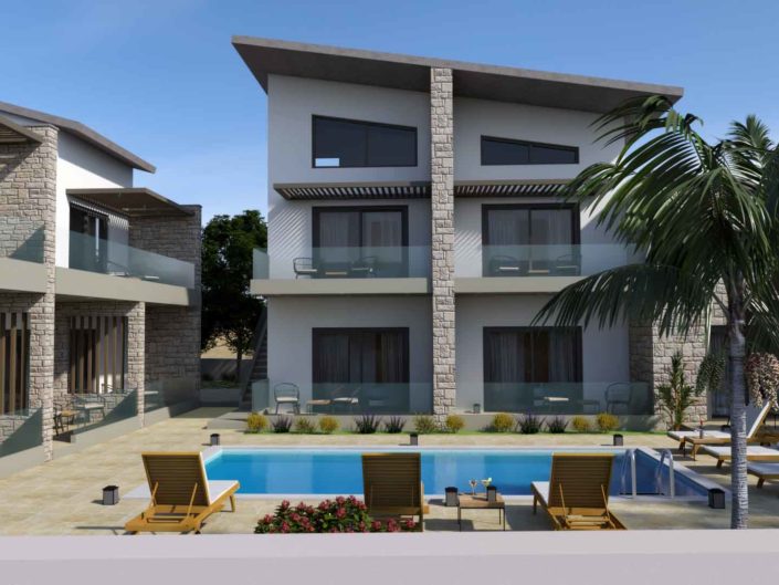 Holiday apartment complex